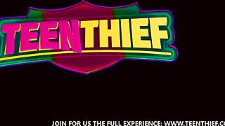 cute girl hiding something spicy from the shop... 😏