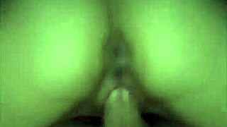 blond teen 18+ twerks perfect ass on cock