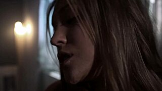 This blonde teen's big natural tits get licked before a blowjob in amateur cap2.