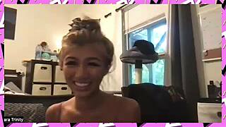 Clara Trinity, your worst friend, rips clothes for striptease 😈