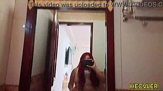 Teen latina models for her friend in a hotel, leading to passionate amateur sex