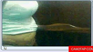 Sexy Teen 18+ Masturbates in Blowjob Webcam!