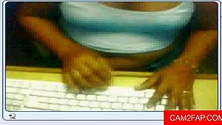 Sexy Teen 18+ Masturbates in Blowjob Webcam!