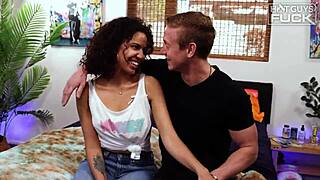 A hot Latina teen in a dorm room gives Tony an unforgettable experience