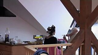 amazing brunette amandine gets massaged and fucked doggystyle in photoshoot