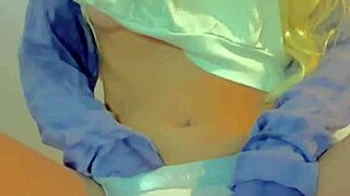 Hot European Teen with Small Natural Tits Masturbates in Sexy Lingerie Until She Cums in Fetish Play