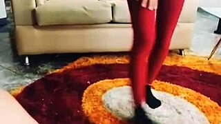 Big Ass Babe Catches Me Masturbating. Her Sexy Pajamas Lead to Intense Fucking!