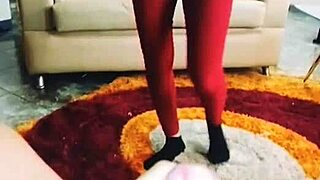 Big Ass Babe Catches Me Masturbating. Her Sexy Pajamas Lead to Intense Fucking!