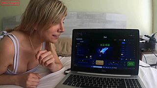 Bet turns into steamy sex with my horny girlfriend. Watch the trailer for more!