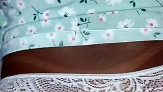 Christmas Night With Stepdaughter On Sofa