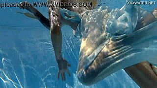 finnish blonde tattooed pornstar mimi underwater