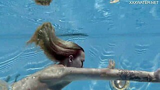 finnish blonde tattooed pornstar mimi underwater