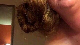 In this casual scene, a white teen girl is sucking a cock passionately. She enjoys the blowjob deeply.