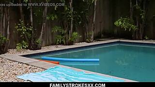 Wow, I secretly fucked my stepcousin Riley Star behind stepdad