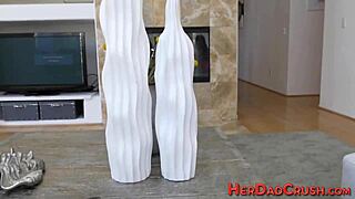 Pov stepteen 18+ takes intense facial from monster cock