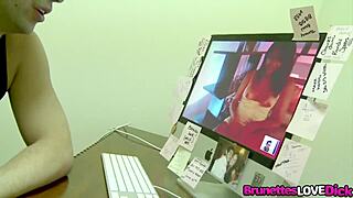 brunettes love dick, gorgeous teen jessica valentino feels horny taking it deep.