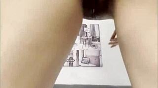 This cute emo Latina teen from Colombia takes a massive cum facial! 😘