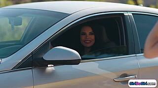 Three redhead teens with big tits lick asses and masturbate in group