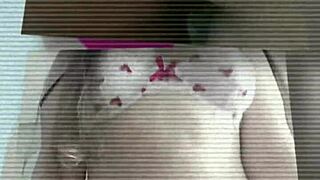 watch this shy student masturbate in the bathroom