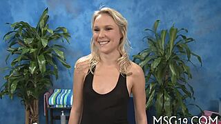 this teen with perfect body gets oiled up for rough hardcore fucking, so wet