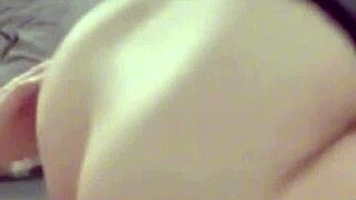 i'm that sexy asian student ridin' big cock wet and barefoot, pussy so tight