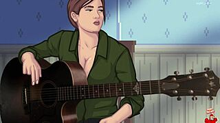 in this tlou parody, the redhead teen gets bent over for doggystyle in the car