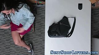 busty thief caught, now tug and suck me off ‘til i’m done!