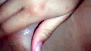 Teen couple enjoys intense sex and cumshot.
