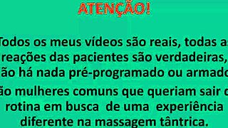 marido trouxe esposa para consulta, e eu masturbei a buceta dela na massagem real