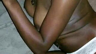 Parislove 2019, this ebony teen, gives a sexy blowjob to a big cock in this video