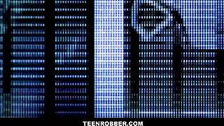 Blonde Teen Shoplifter Fucked by Big Dick Guard After Stealing Money - Eliza Eves