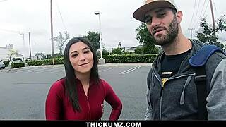 brooklyn gray gags on cock after race!