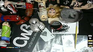 Finish Painting Little Grey Alien With Dildo.