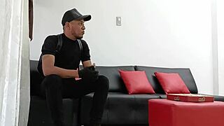 Skinny Latina Client Pays With Hardcore Doggystyle Fuck