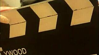 Ebony angel bent over in interracial bareback sex