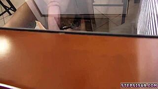 sexy loud teen sucking stepbro's banana