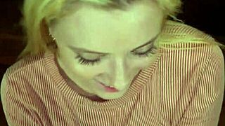 Teen approaches big cock stepdad