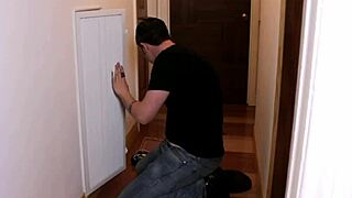 The clothed amateur teen receives a facial cumshot from a big cock in this hardcore reality scene