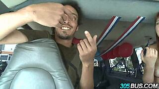 Bold Redhead Babe Delila Darling Gets Fucked Hard In Car On 4th Of July For Cash