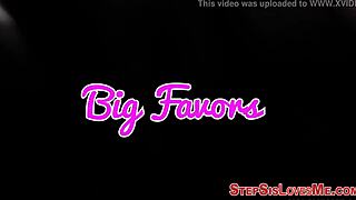 Watch Stepsister Get Cum In Mouth After Handjob And Blowjob Pov!