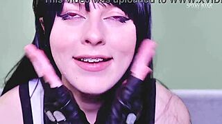 Femdom Tifa Lockhart ruins your orgasm in bedroom role-play. Wedgie yourself to cum, or no release for you!
