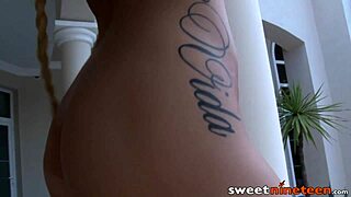 She teases and then gets her ass fucked by classy dorm girl
