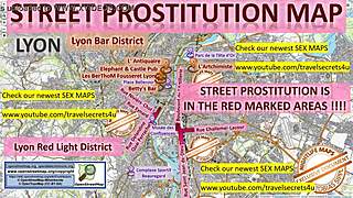 In Lyon, I visit prostitutes for blowjobs, sex, and massages in brothels.