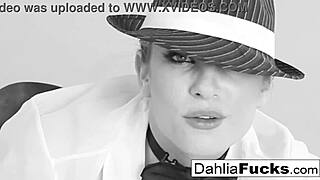 dahlia sky masturbates her pussy and ass in solo compilation