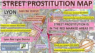 In Lyon, I visit prostitutes for blowjobs, sex, and massages in brothels.