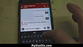 Peyton Offers Her Tight Pussy for Stepbro's Practice