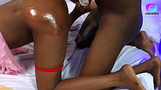 is that african teen's pussy riding my big black cock so good i cum twice?