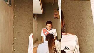 man, this river plate player bangs a curvy latina with big ass