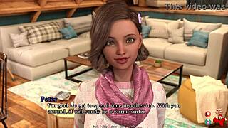 Redhead Teen In Panties Explores 3D Cartoon World