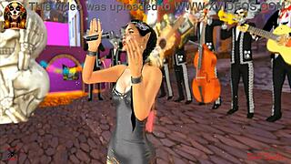 Skinny Latina Teen Teases in Tight Outfit